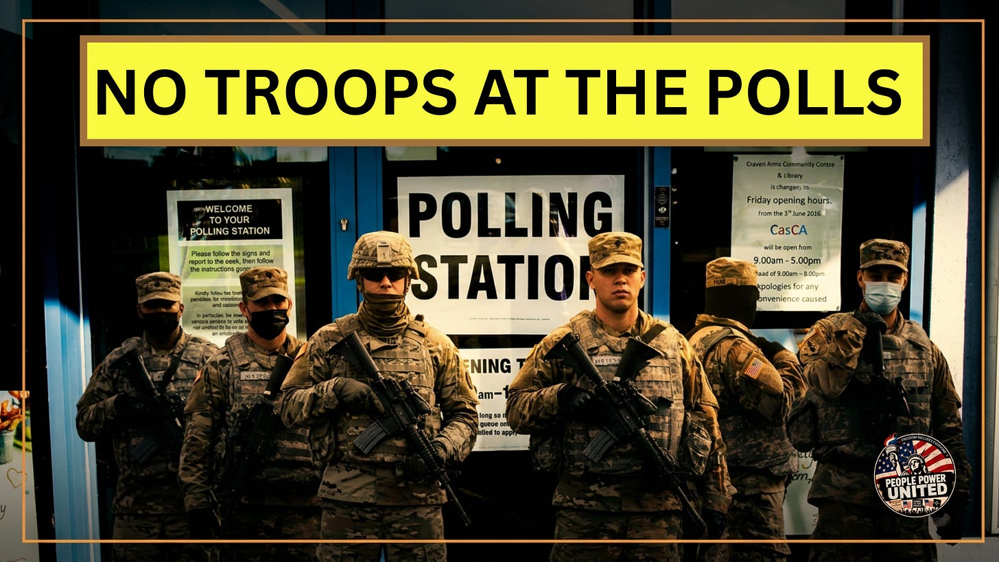no troops at the polls no troops at the polls