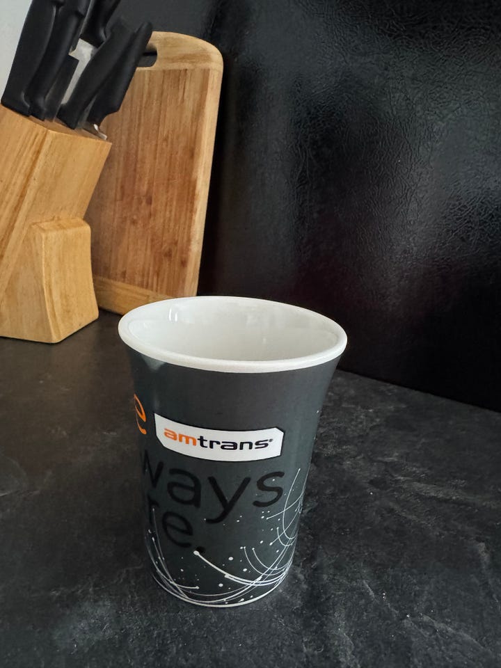 A mug that says weam trans always care
