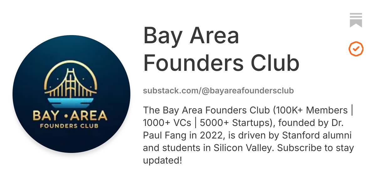 Bay Area Founders Club | Substack