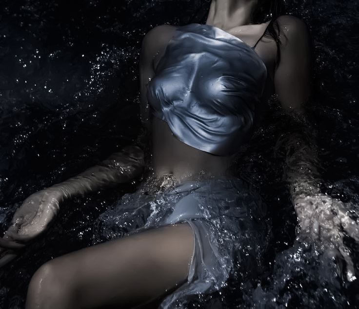 A Pinterest pin added by astrrie on Oct 02, 2024. The author is 𝐒𝐂𝐀. May present: photography, portrait, mermaid.