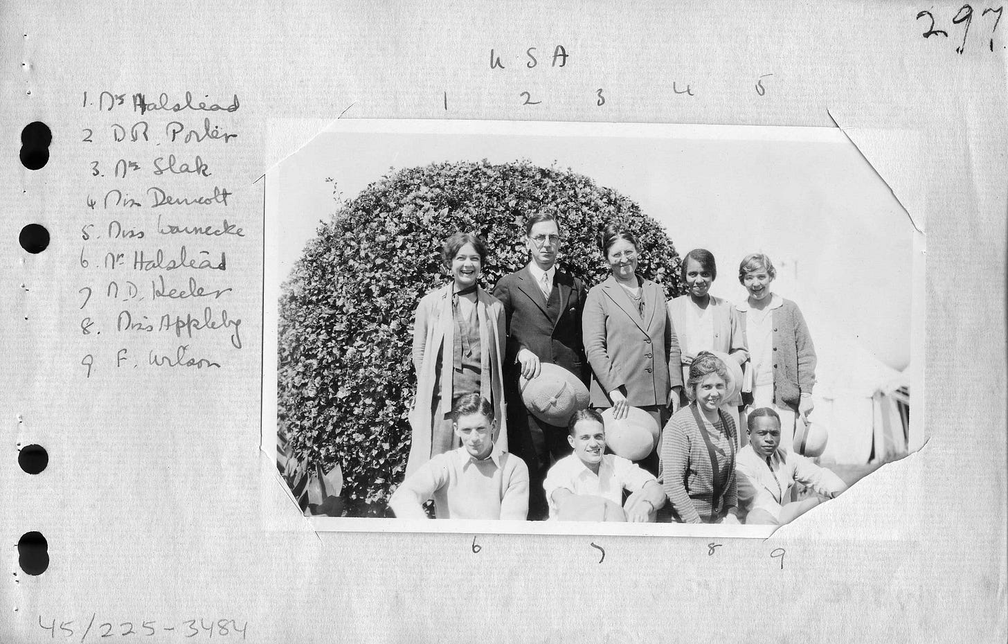 U.S. Delegation to the World Student Christian Federation’s conference in Mysore, India. Juliette is second from the right in the back row. U.S. Delegation to the World Student Christian Federation’s conference in Mysore, India. Juliette is second from the right in the back row.