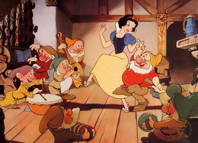blanche neige et les 7 nains
