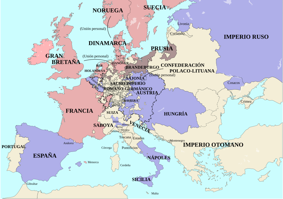 Archivo:Alliances in Europe 1725-1730-es.svg