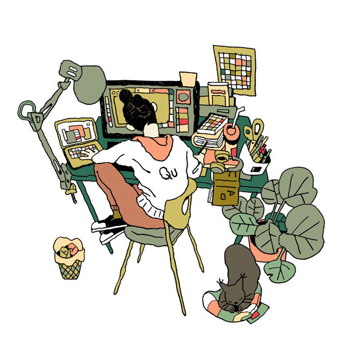 Qu, a gif making illustrator (1) | GIFs :: Behance