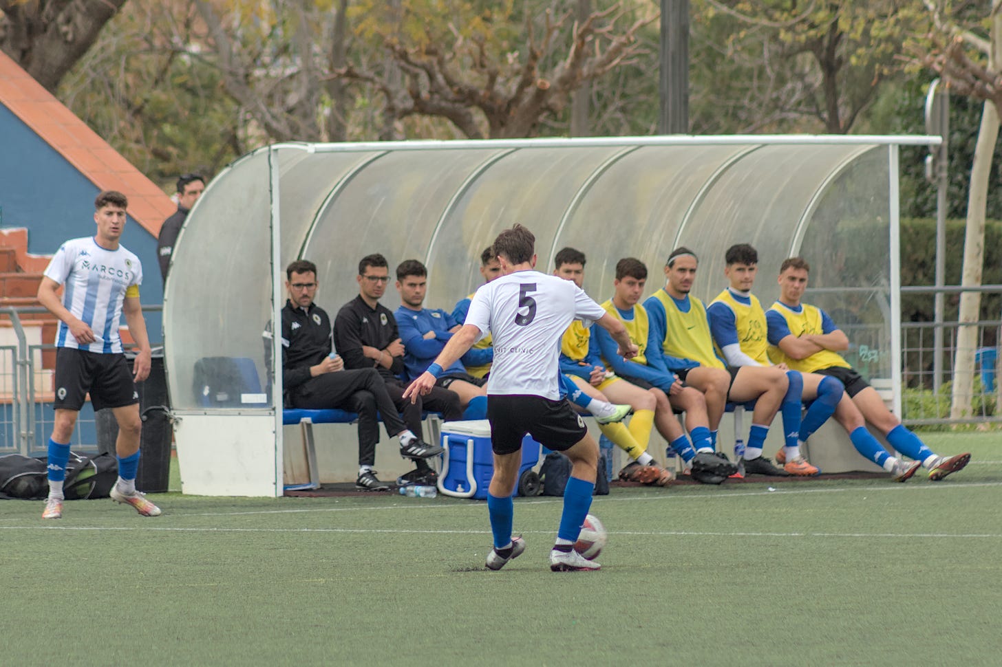 Imagen durante un partido del Hércules B esta temporada Imagen durante un partido del Hércules B esta temporada