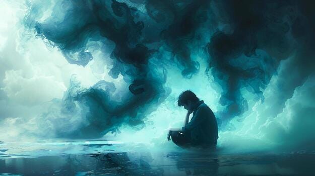 Sad Man Ai Stock Photos, Images and Backgrounds for Free Download