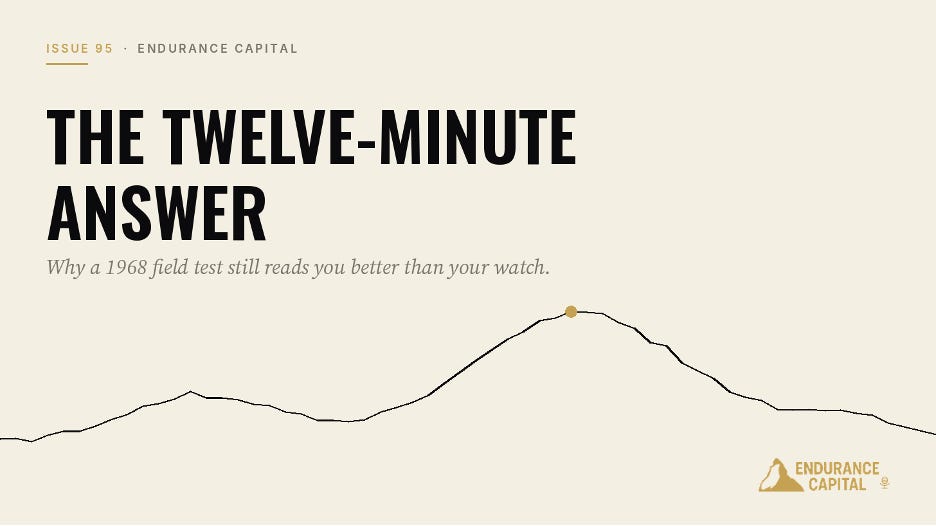ISSUE 95 | The twelve-minute test answers your fitness