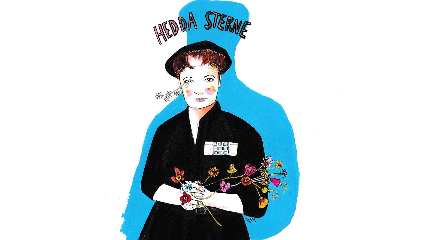 Dibujo de Verónica Maraver dde hedda Sterne