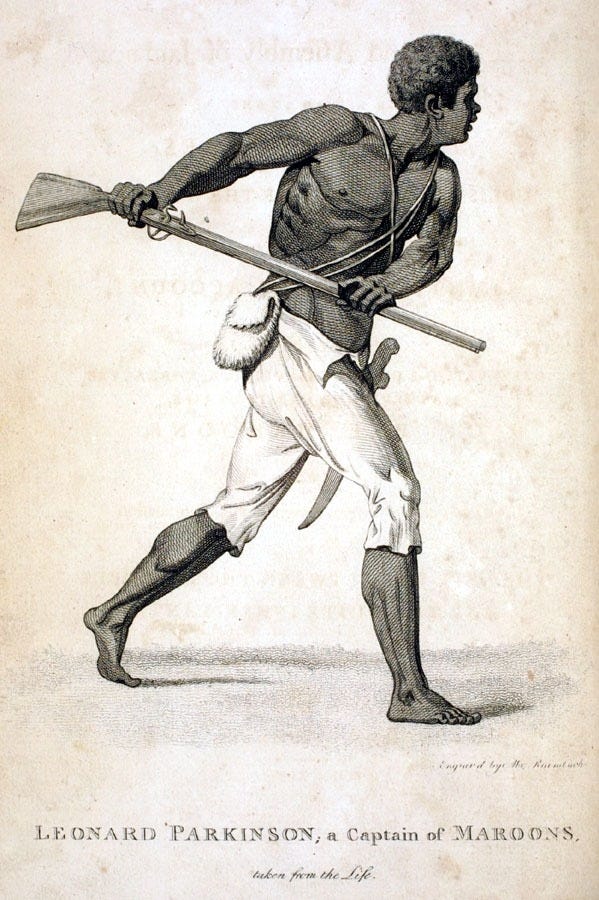 Leonard Parkinson, Maroon Leader, Jamaica, 1796 Leonard Parkinson, Maroon Leader, Jamaica, 1796