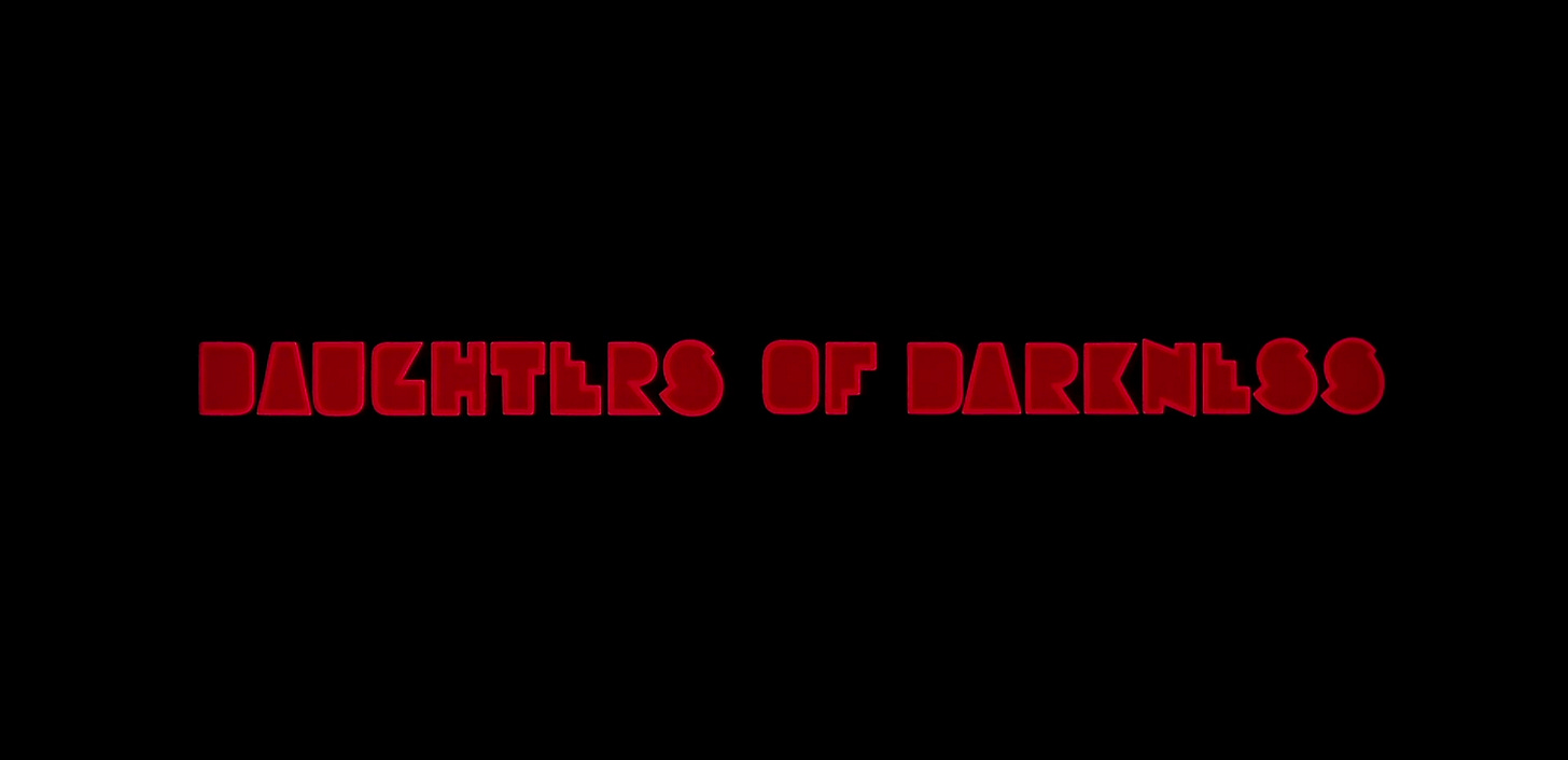 Daughters of Darkness title card
