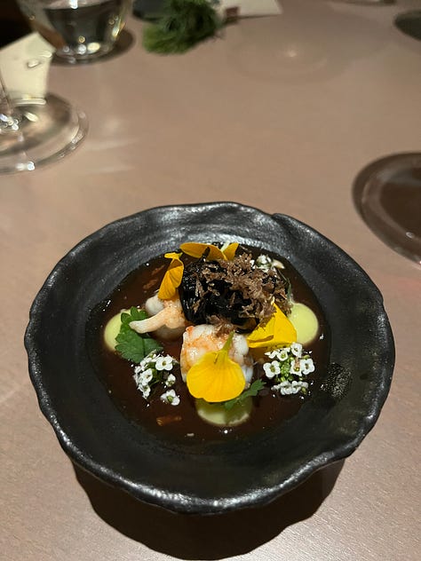 Tasting menu at Soil restaurant in Athens