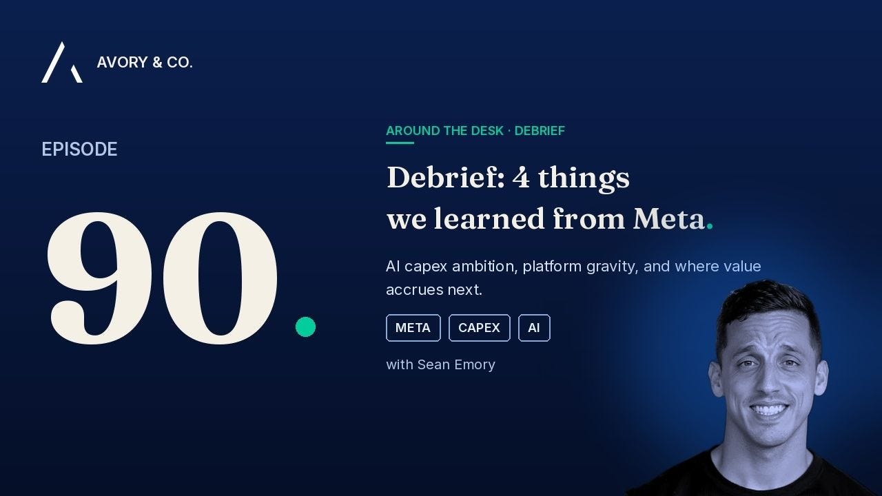 Avory Around the Desk Episode 90 — Debrief: 4 things we learned from Meta Avory Around the Desk Episode 90 — Debrief: 4 things we learned from Meta