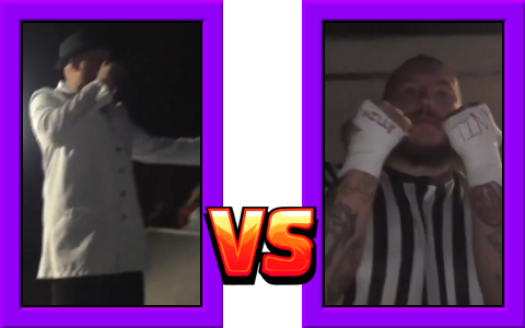 [Screenshot: Da Goombha vs Willy Tiny]