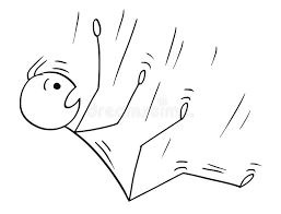 Stick Man Falling Down Stock ...