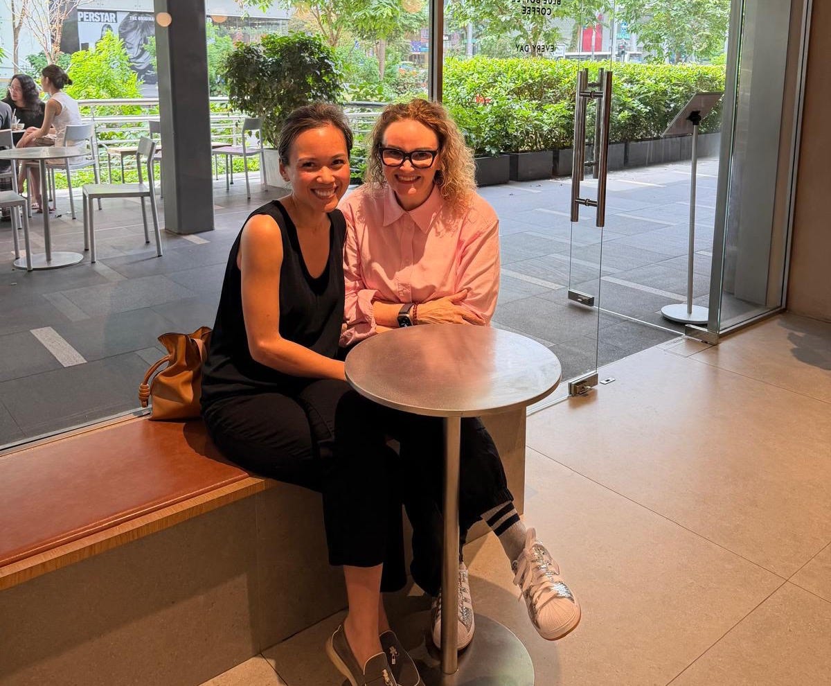 Reuniting with my first boss in Singapore