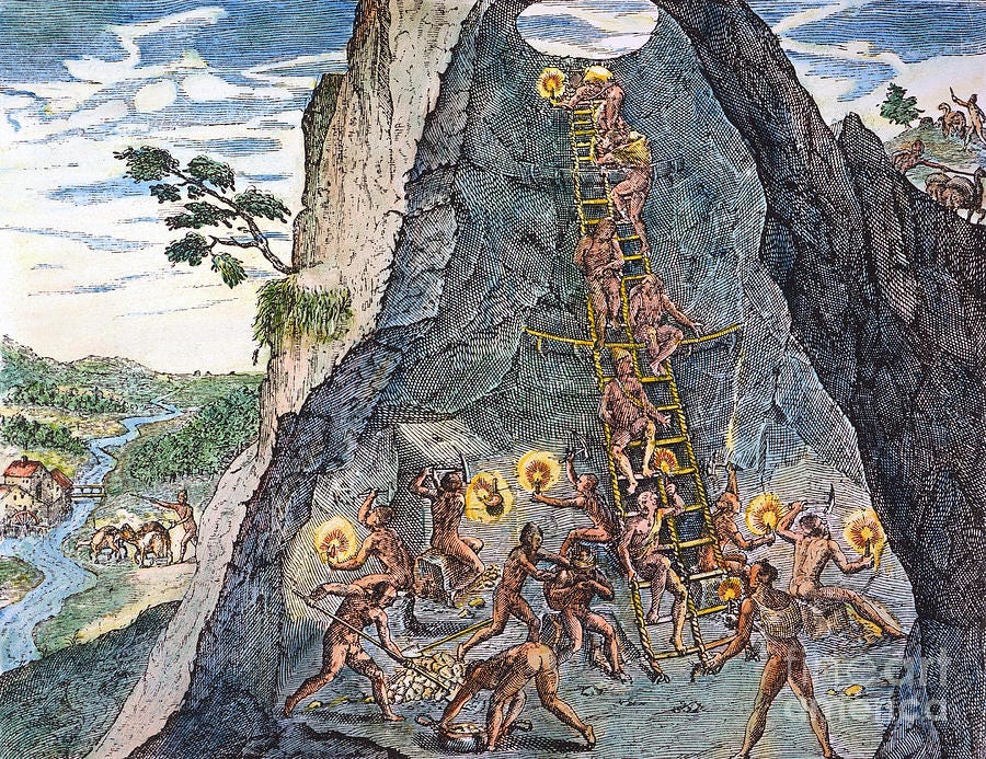 Potosi Silver Mine, 1590 by Granger