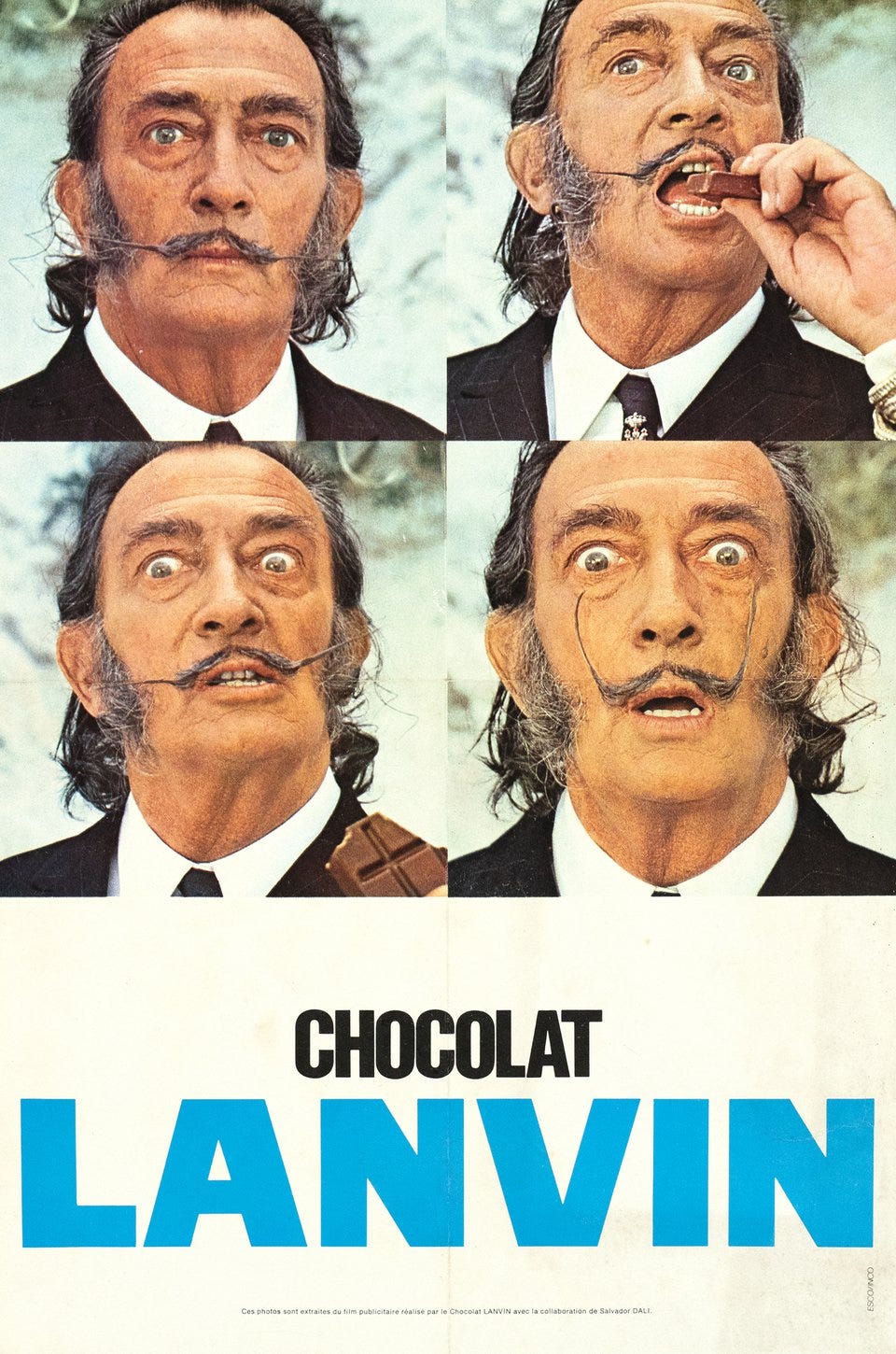Dalì marketer con il cioccolato