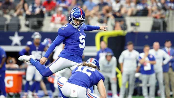 NY Giants Make a Decision on Kicker Ahead of Sunday's Game vs. Chargers