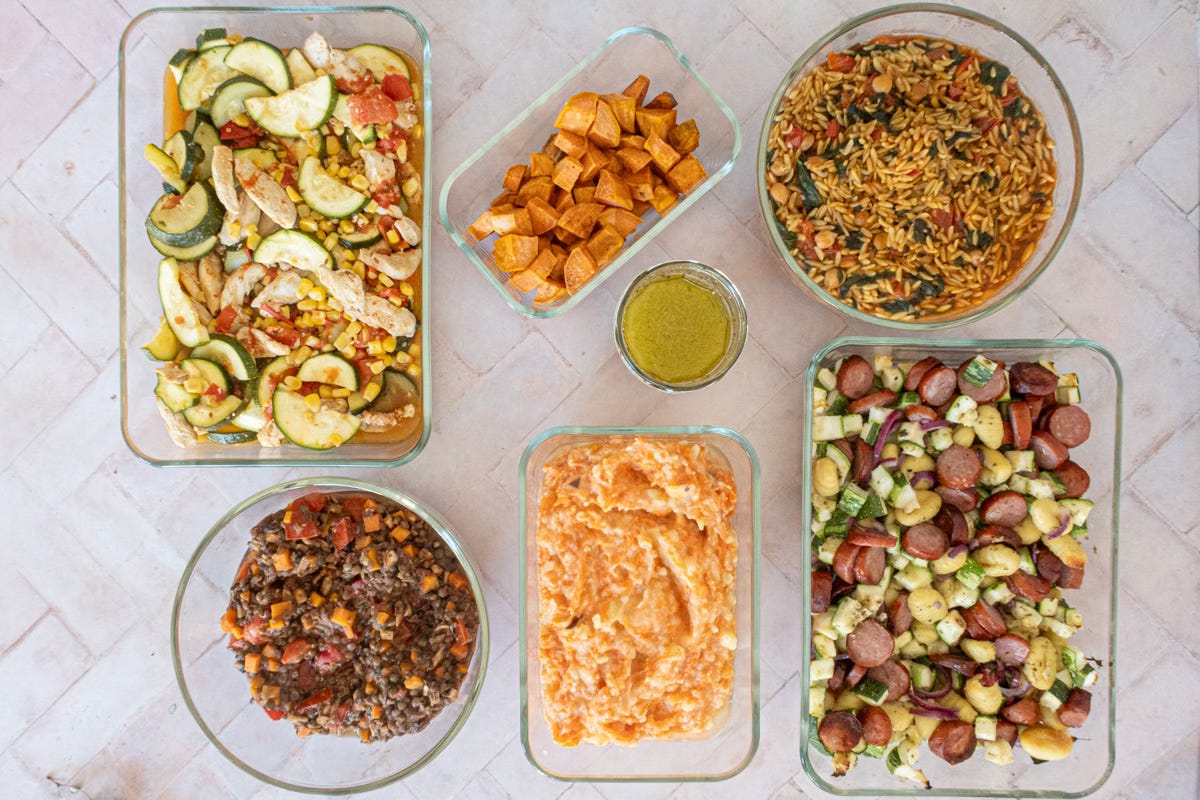 Le menu de batch cooking de septembre est prêt !