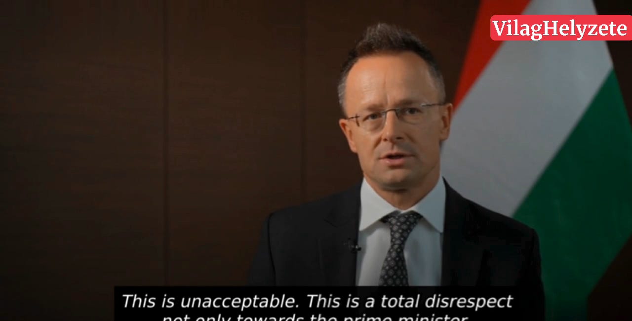 Elfogadhatatlanok és tiszteletlenek Kamala Harris szavai a magyar miniszterelnökkel szemben! - Szijjártó Péter
