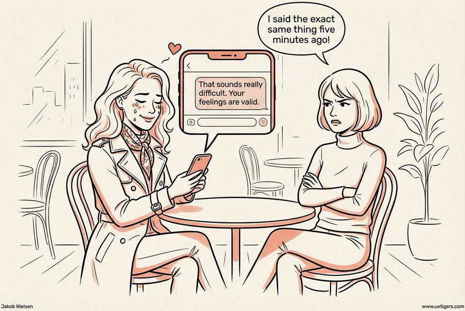 A cartoon of two women sitting at a table

AI-generated content may be incorrect.