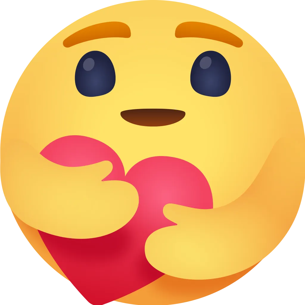 The Facebook "care" emoji