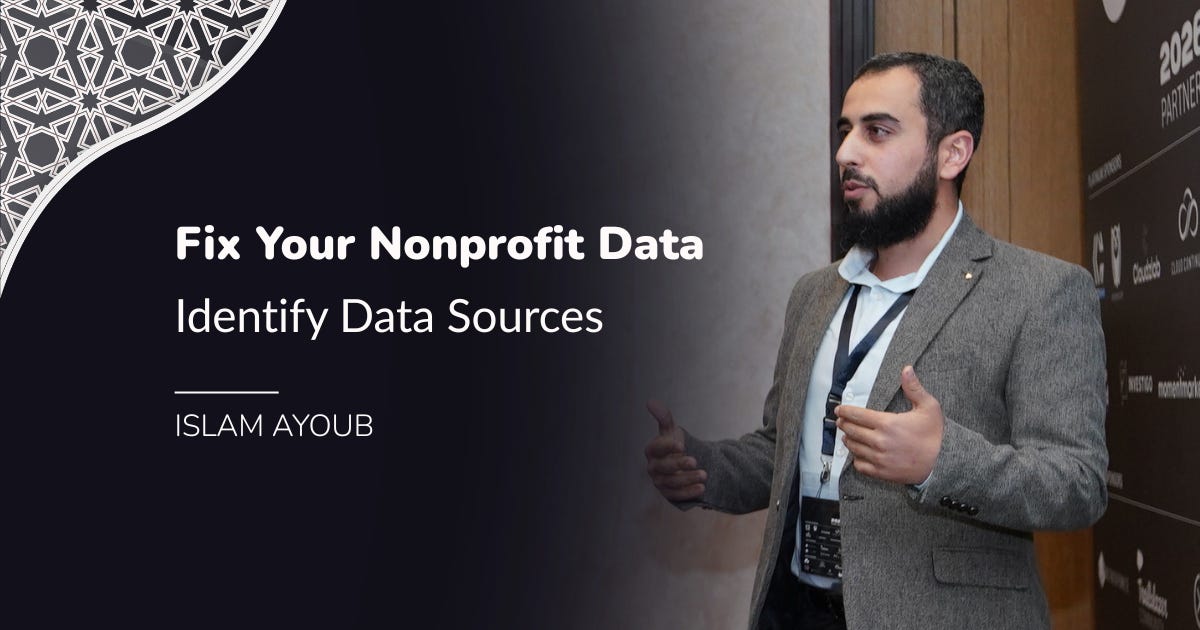 Fix Your Nonprofit Data: Identify All Data Sources