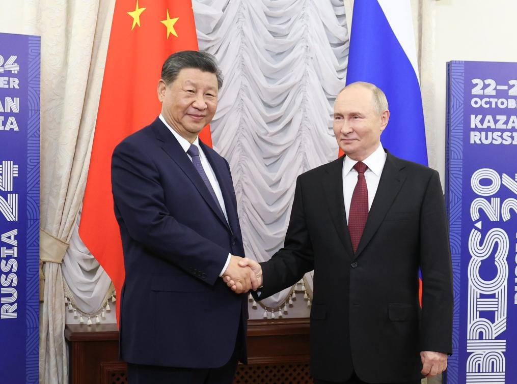 Xi arrives in Kazan for BRICS Summit, meets Putin - Global Times Xi arrives in Kazan for BRICS Summit, meets Putin - Global Times