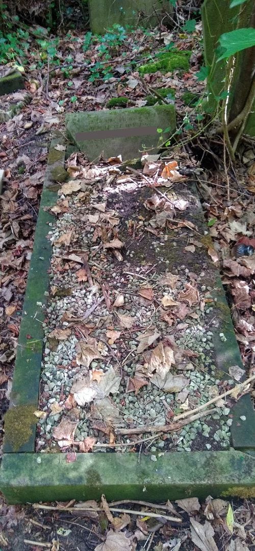 Photo of my great great great grandmother's grave