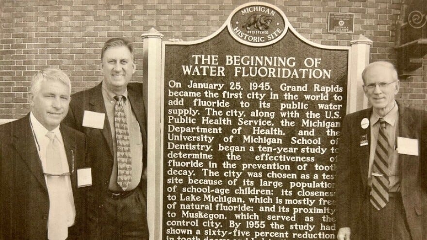 Historical marker preserves story of Grand Rapids' role addressing tooth decay in the 1940s | WGVU NEWS Historical marker preserves story of Grand Rapids' role addressing tooth decay in the 1940s | WGVU NEWS