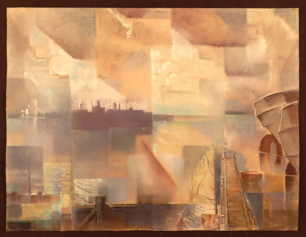 Abstract Mississippi River - Ogden Museum of Southern Art