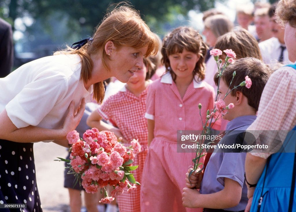 Sarah Ferguson At The Helicopter Championships