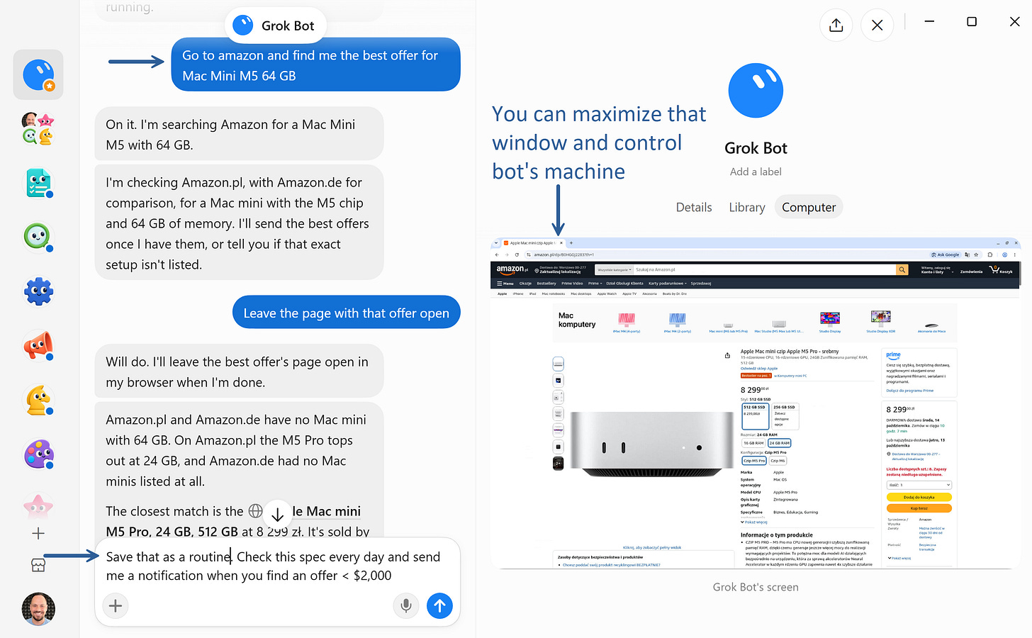 My Grok Bot learning how to use Amazon website My Grok Bot learning how to use Amazon website