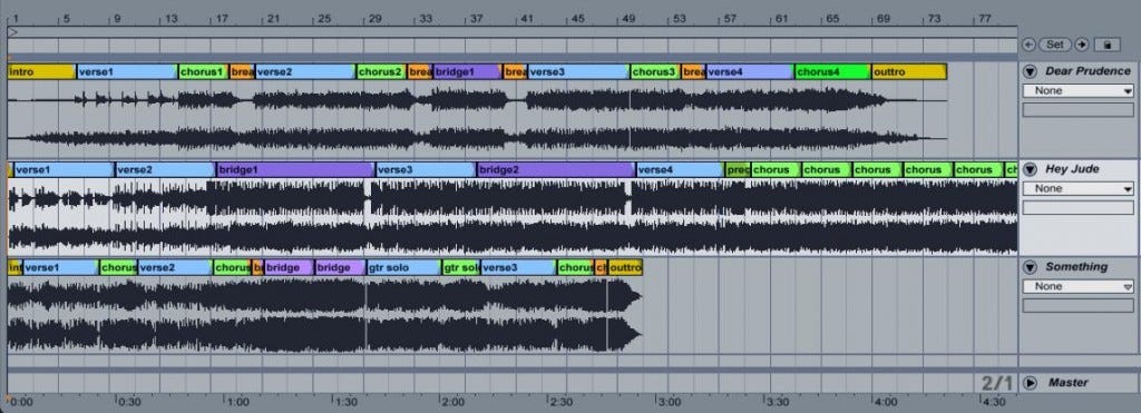 Three Beatles song structures Three Beatles song structures