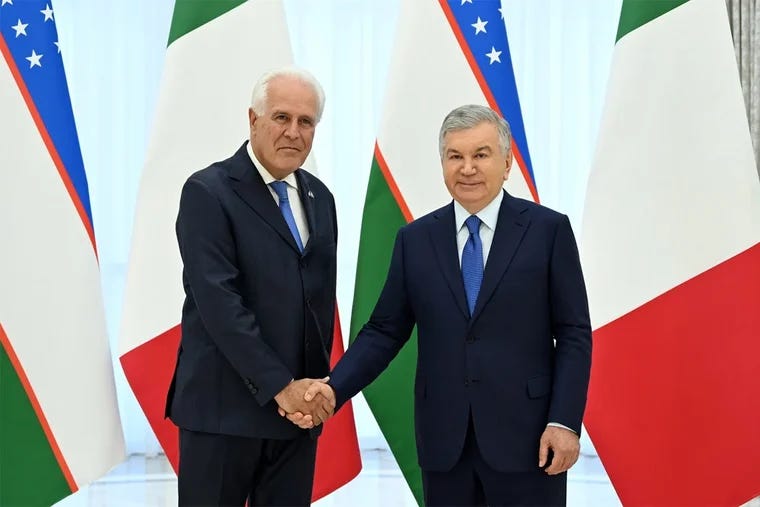 Shavkat Mirziyoyev and Governor of Tuscany Discuss New Collaborative Projects Shavkat Mirziyoyev and Governor of Tuscany Discuss New Collaborative Projects