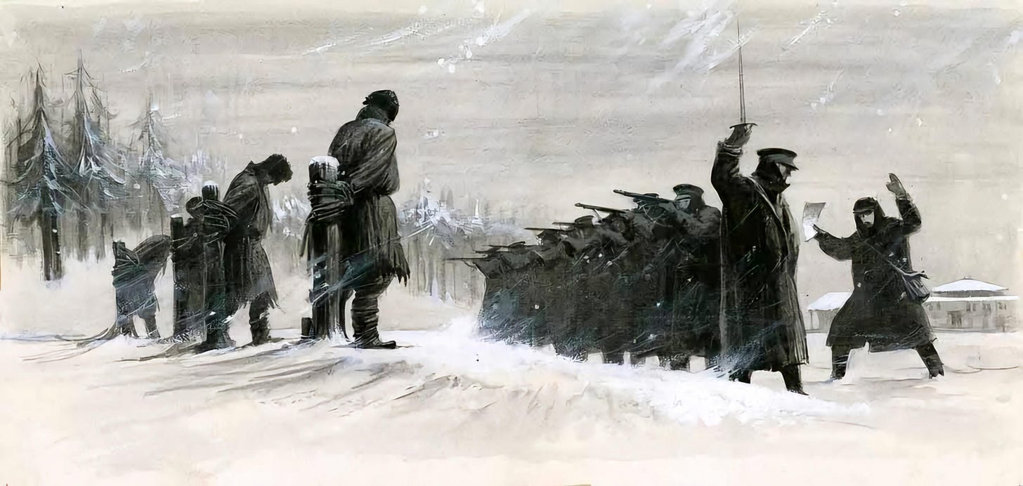 On this day, 22 December 1849, the execution of Fyodor Dostoevsky by firing  squad is called off at the last minute. : r/dostoevsky