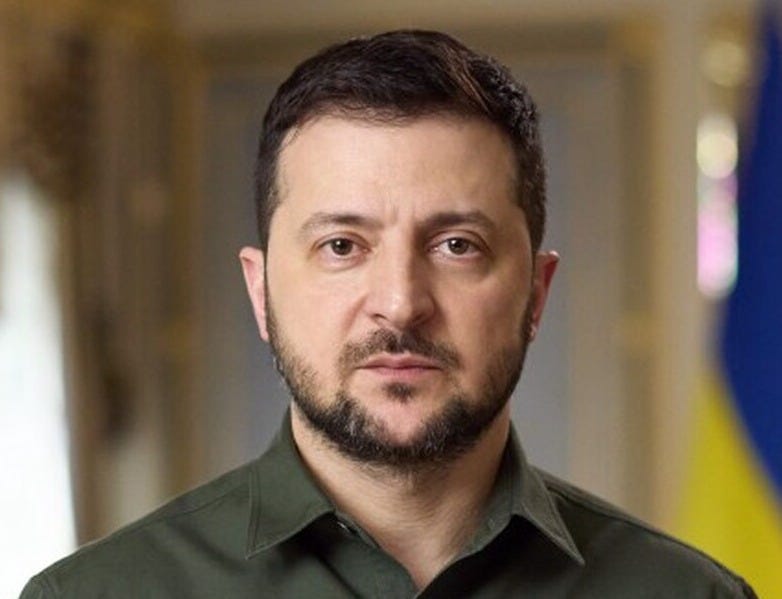 Official portrait of Ukrainian President Volodymyr Zelenskyy. Wikimedia Commons user Press Service of the President of Ukraine / CC BY-SA 4.0 https://commons.wikimedia.org/wiki/File:Volodymyr_Zelensky_2022_official_portrait_(cropped).jpg Official portrait of Ukrainian President Volodymyr Zelenskyy. Wikimedia Commons user Press Service of the President of Ukraine / CC BY-SA 4.0 https://commons.wikimedia.org/wiki/File:Volodymyr_Zelensky_2022_official_portrait_(cropped).jpg