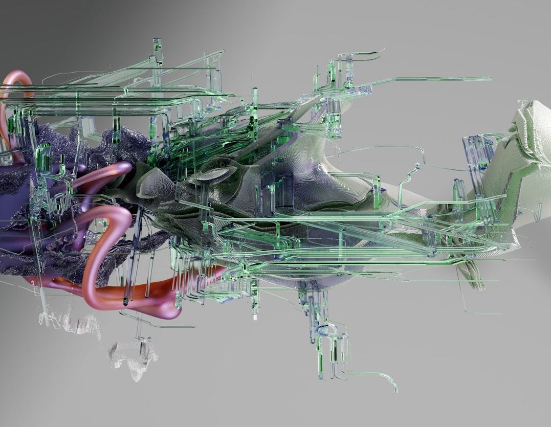 a computer generated image of a computer generated image of a computer generated image of a