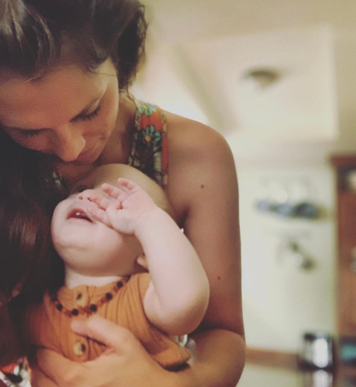 Image of Kristina Renée and her son, Julian Hawk, in 2020