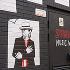 Music mural tribute for Dave Stewart in Sunderland