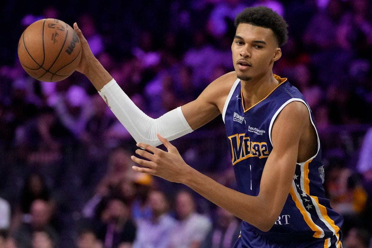 Victor Wembanyama, 7-foot-4 top NBA Draft prospect, rains 3′s in G League  duel - masslive.com