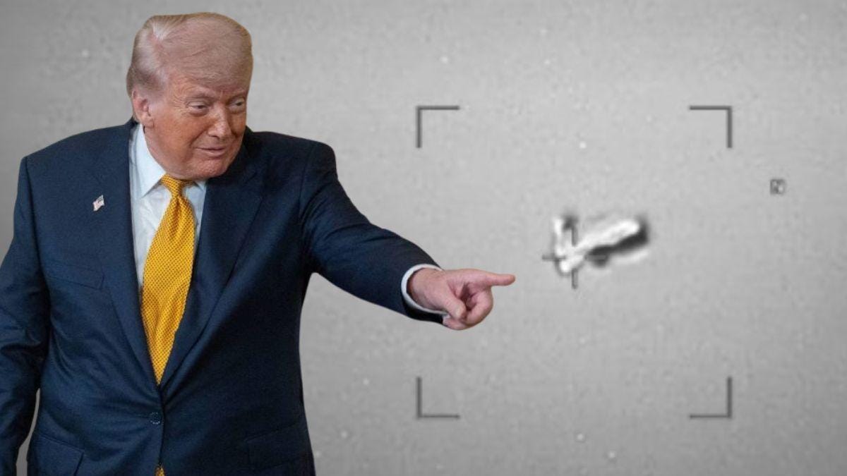 The Trump administration released a number of UFO-related files to the public in May. The Trump administration released a number of UFO-related files to the public in May.