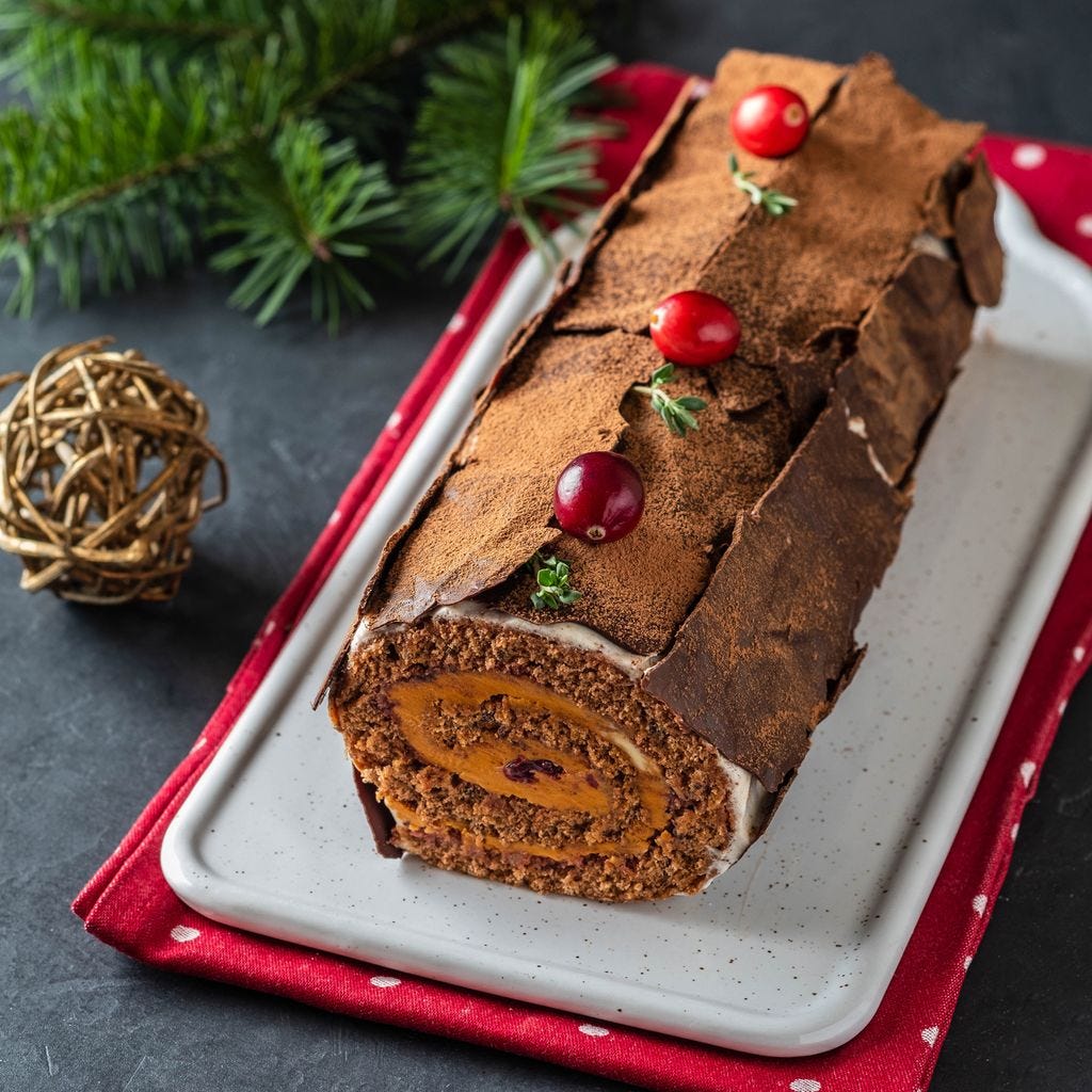 Bûche de Noël : recette facile : Recette de Bûche de Noël : recette facile