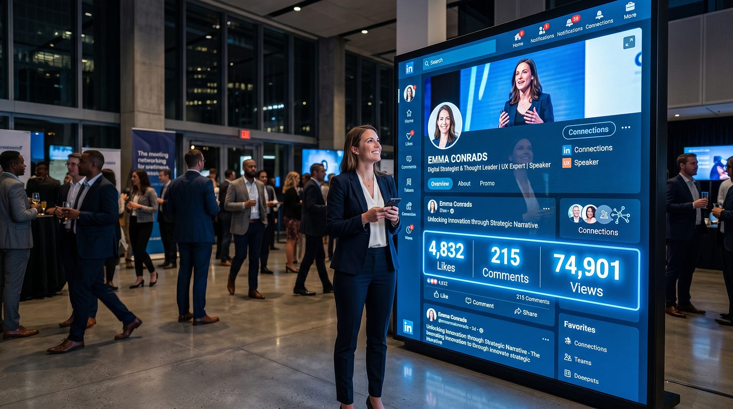 Digitaler Narzissmus auf LinkedIn: Was Selbstdarstellung psychologisch bedeutet, welche Profil-Signale Narzissmus verraten und wo Personal Branding endet. Digitaler Narzissmus auf LinkedIn: Was Selbstdarstellung psychologisch bedeutet, welche Profil-Signale Narzissmus verraten und wo Personal Branding endet.
