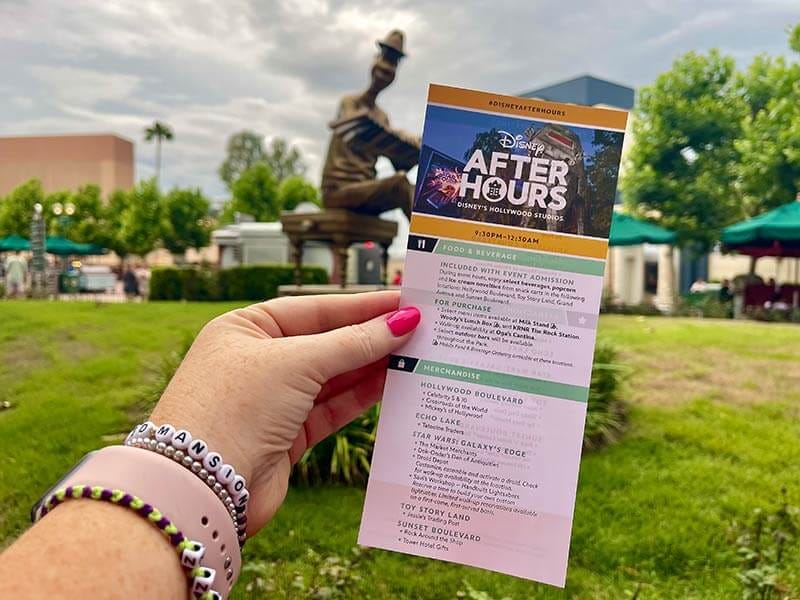 Disney After Hours 2026 - After Hours Schedule