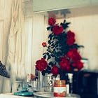 Home... haphazard thoughts of my mom and her roses. 