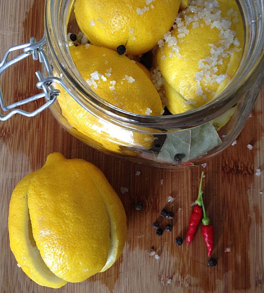 Conserva de limão-siciliano
