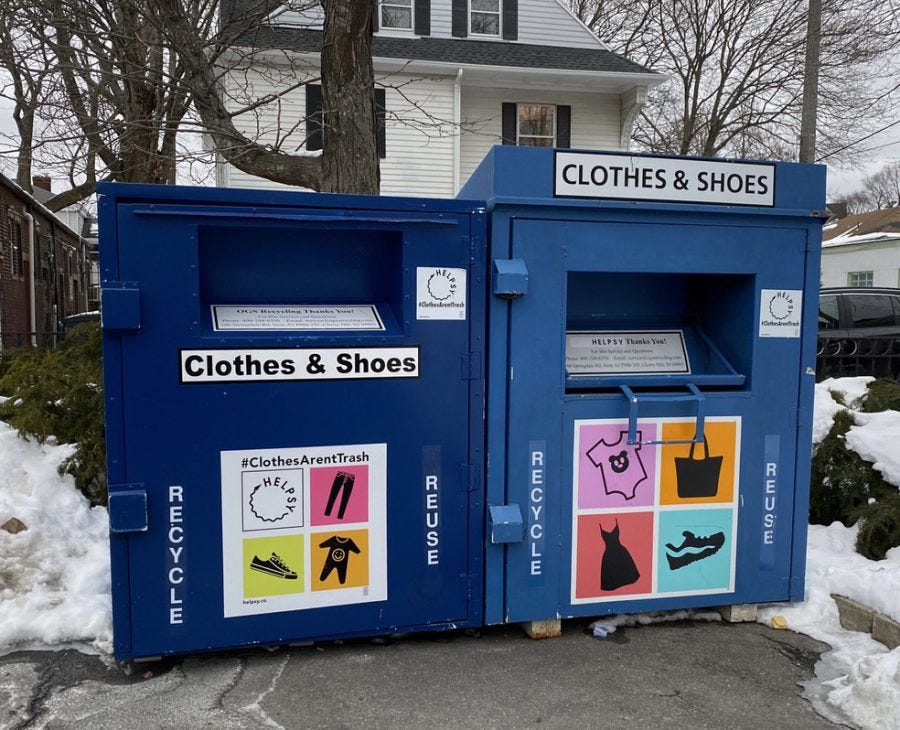 Helpsy's clothing donation bins save the environment, taxpayer money - The  Huntington News