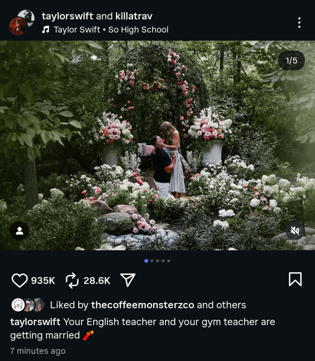 Taylor and Travis are Engaged! "Your English teacher and your gym teacher are getting married" : r/TaylorSwift Taylor and Travis are Engaged! "Your English teacher and your gym teacher are getting married" : r/TaylorSwift