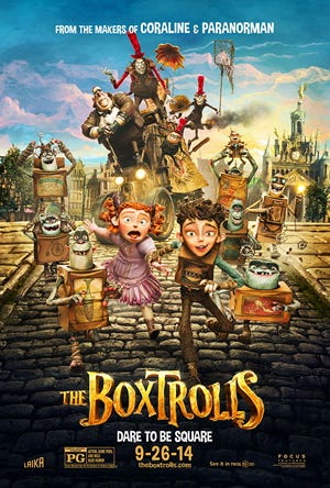 The Boxtrolls one sheet poster The Boxtrolls one sheet poster